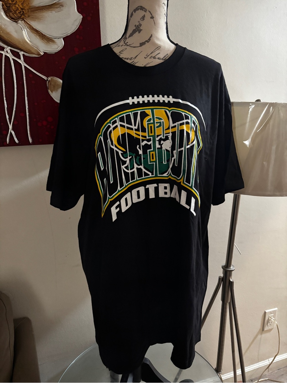 Football graphics tee
